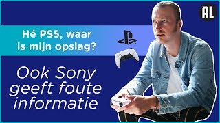 Sony liegt over opslag PlayStation 5