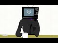 red flags meme animation skibidi toilet tv man and tv woman