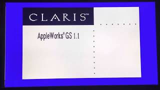 Apple IIGS : AppleSqueezer acceleration card test : productivity