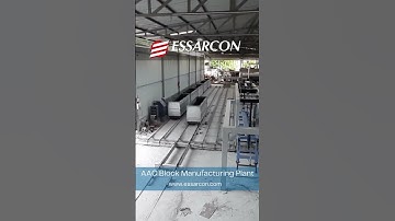 AAC Block Manufacturing Process By Essarcon #buildingindustry #construction