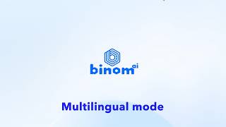 Multilingual mode binomai