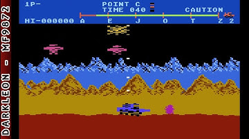 Atari 5200 - Moon Patrol © 1983 Atari - Gameplay