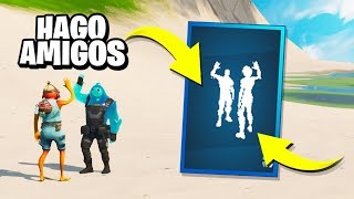 HAGO AMIGOS CON ESTE GESTO *ME BANEAN** - FORTNITE 2