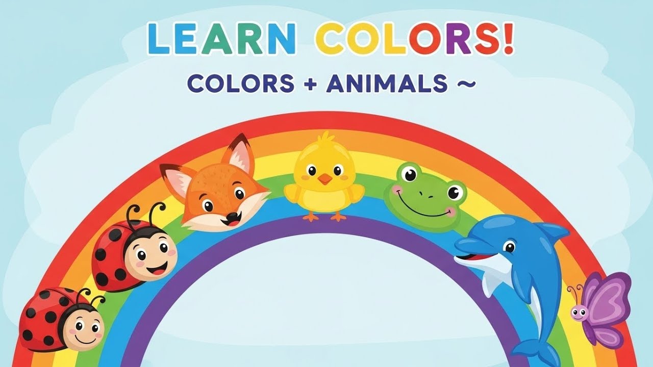 Colors Song with Animals 🌈 Learn Colors for Kids | Sing Along Planet ...