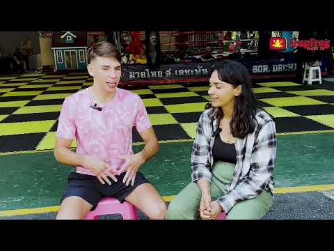 Muay Thai prodigy Xavi Gonzalez speaking with Naz Hassan last year summer.