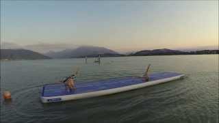 Airtrack on Water