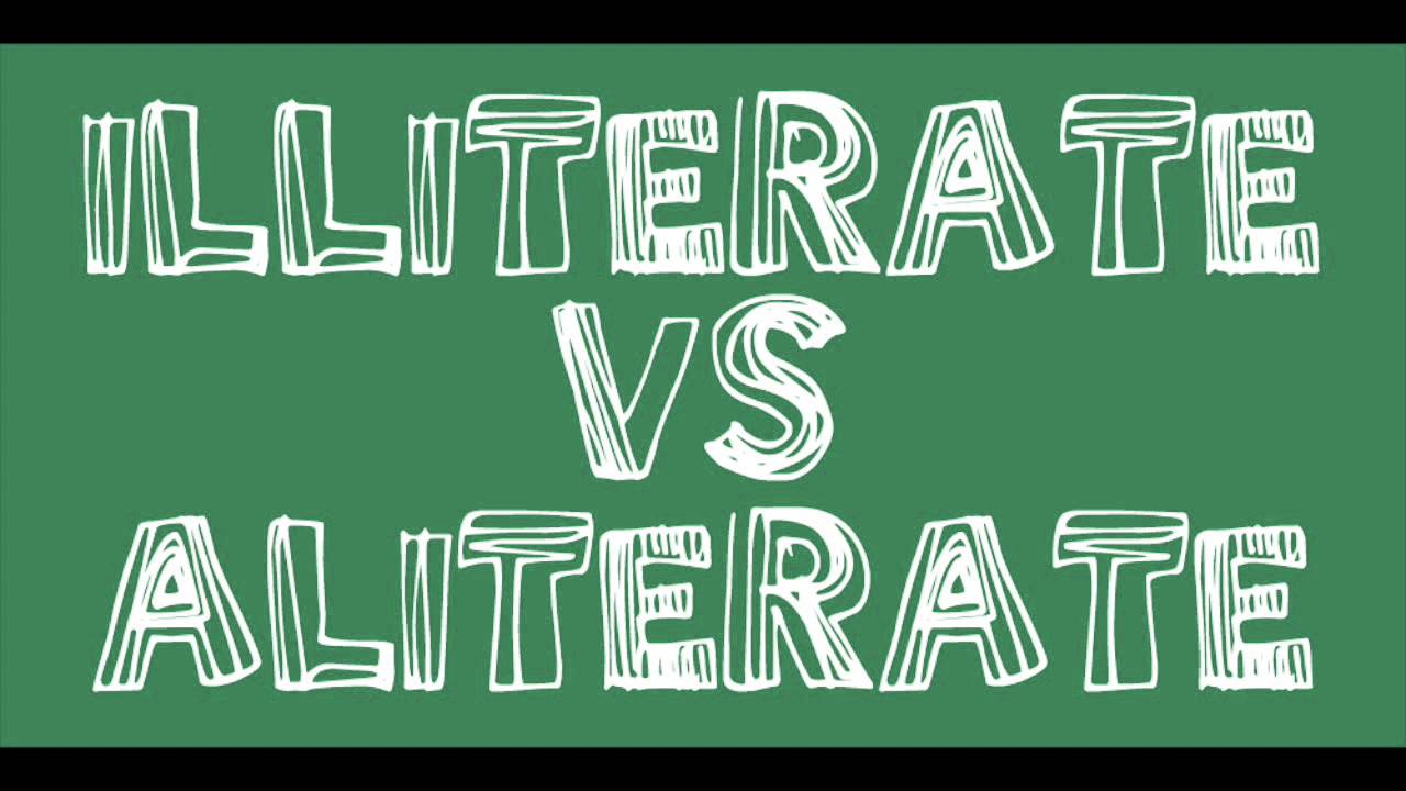 Illiterate vs. Aliterate