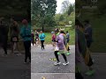 The first marathon runners passing through the Maryland Zoo!