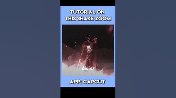 CAPCUT | Tutorial on shake zoom in capcut🔥 | #edit #capcut