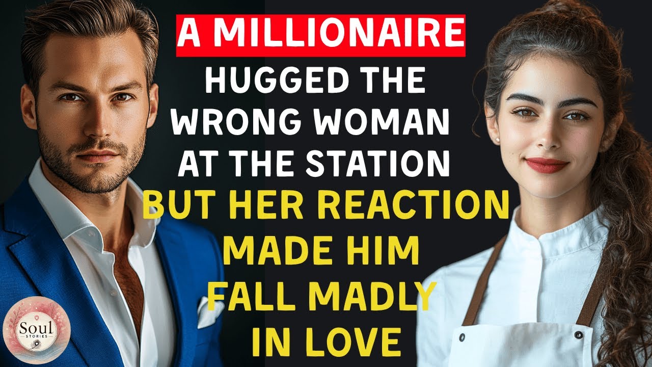A MILLIONAIRE Hugged the Wrong Woman at the Station – But Her Reaction Made Him Fall Madly in Love