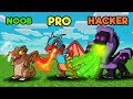 Legendary Dragon War! (NOOB vs PRO vs HACKER)