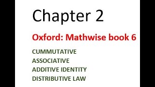 oxford/Math wise book 6/what is distributive law/exercise 2b