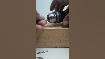 COMO FAZER FURO EM MADEIRA SEM BROCA ,A BROCA QUEBROU? USE PREGO E FURADEIRA QUE FACILITA