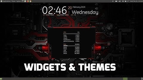 How to Install Conky Widgets & Themes