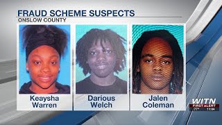 Three arrested for multi-state fraud scheme, Onslow County deputies say