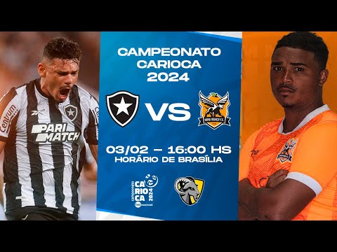 BOTAFOGO X NOVA IGUAÇU | CAMPEONATO CARIOCA | AO VIVO E COM IMAGENS