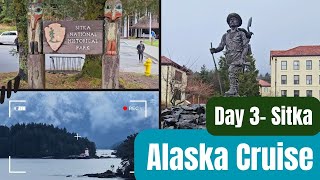 SNOWING on a CRUISE??? Our first cruise port in Alaska  Sitka! NCL Bliss