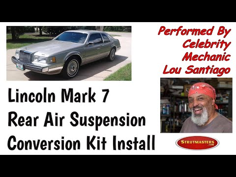 Lincoln Mark 7 Rear Conversion Kit Installation By Lou Santiago