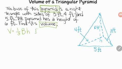 Help! How Do You Find the Volume of a Triangular Pyramid?