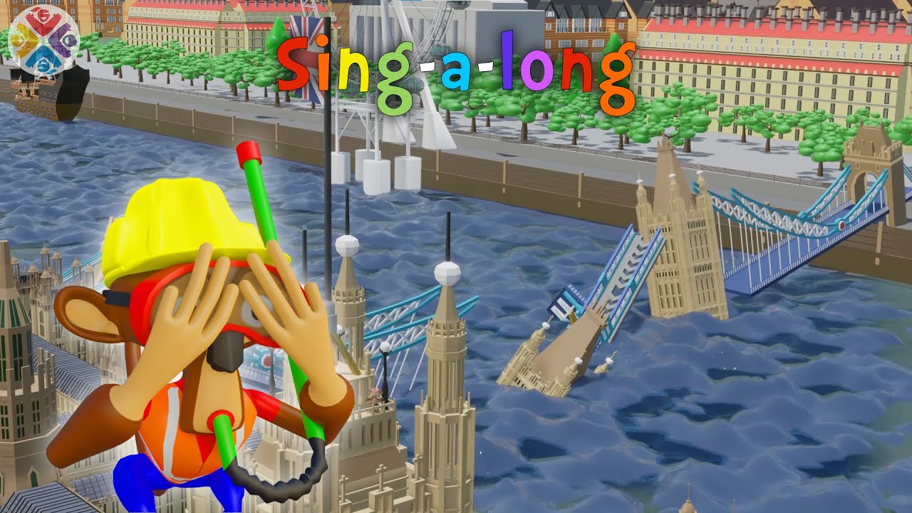 London Bridge is Falling Down | Karaoke Lyrics | Belluna Kids Nursery Rhymes | Sing-Along