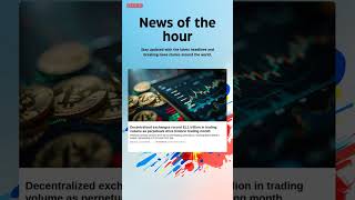 Breaking News: Decentralized exchanges record $1.1 trillion in trading volume as #Breaking