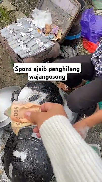 Spons penghilang wajan gosong - pembersih wajan gosong - pembersih kerak wajan