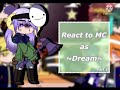 Obey Me!AU react to MC as Dream || Part 2 ||