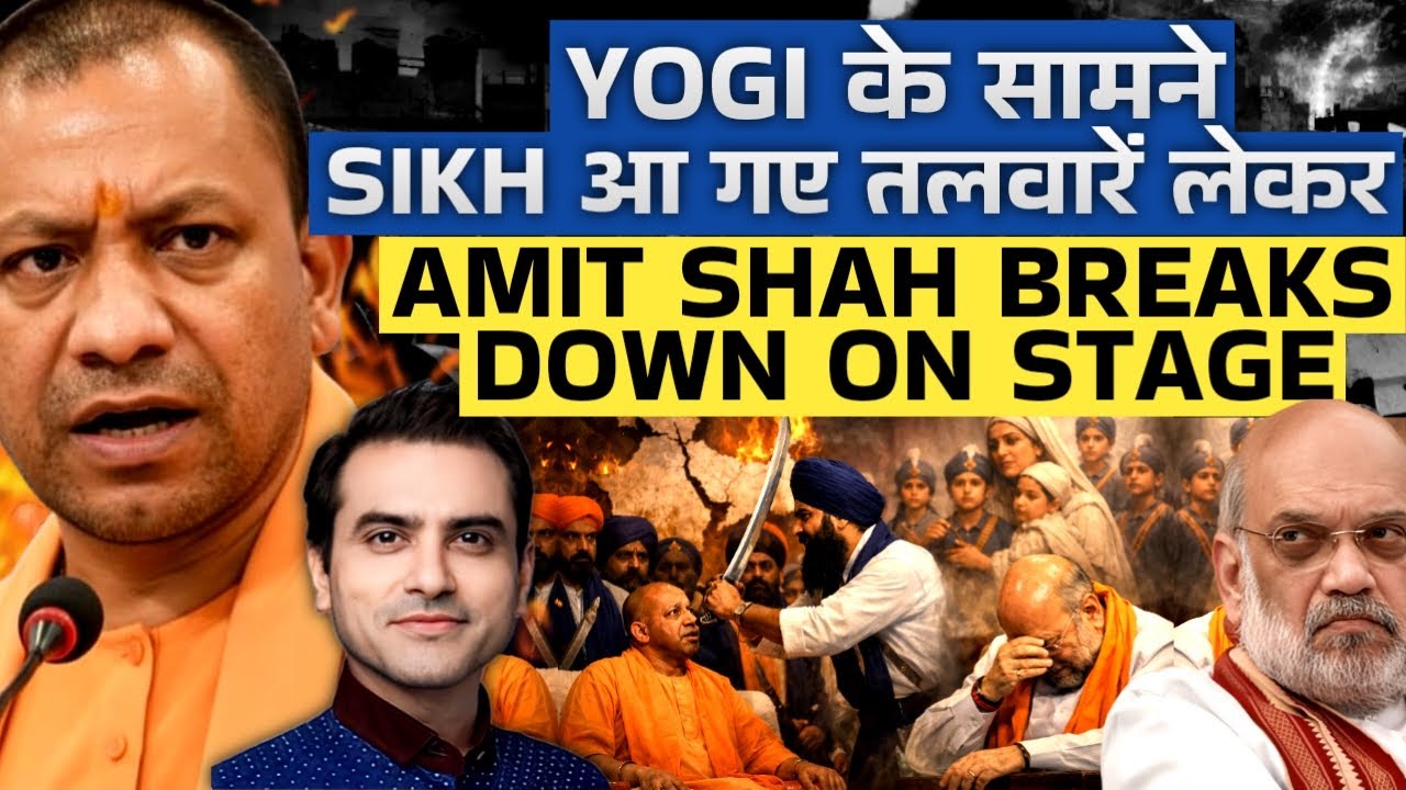 YOGI के सामने SIKH आ गए तलवारें लेकर, Amit Shah Breaks Down on Stage | CWSJ-2864 | Sumeet Jain