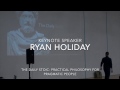 STOICON '16:  Keynote Speaker Ryan Holiday