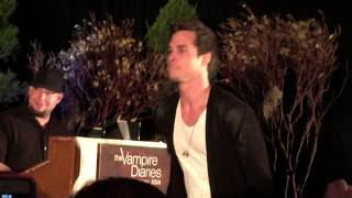Chris Wood singing "I Believe In a Thing Called Love" at TVD Orlando Karaoke Party