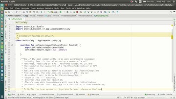Android Kotlin Tutorial #166 - Null Safety - Nullable and Non-Null types