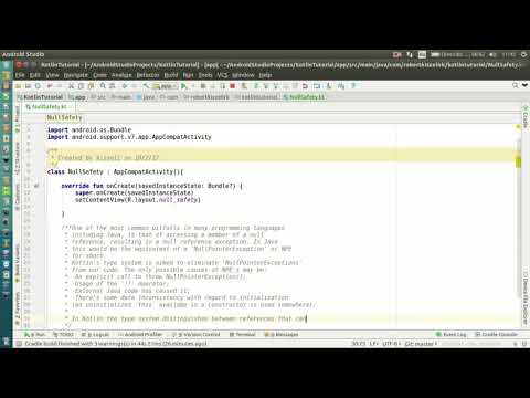Android Kotlin Tutorial #166 - Null Safety - Nullable and Non-Null types