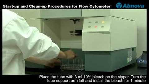 Start-up and Clean-up Procedures for Flow Cytometer