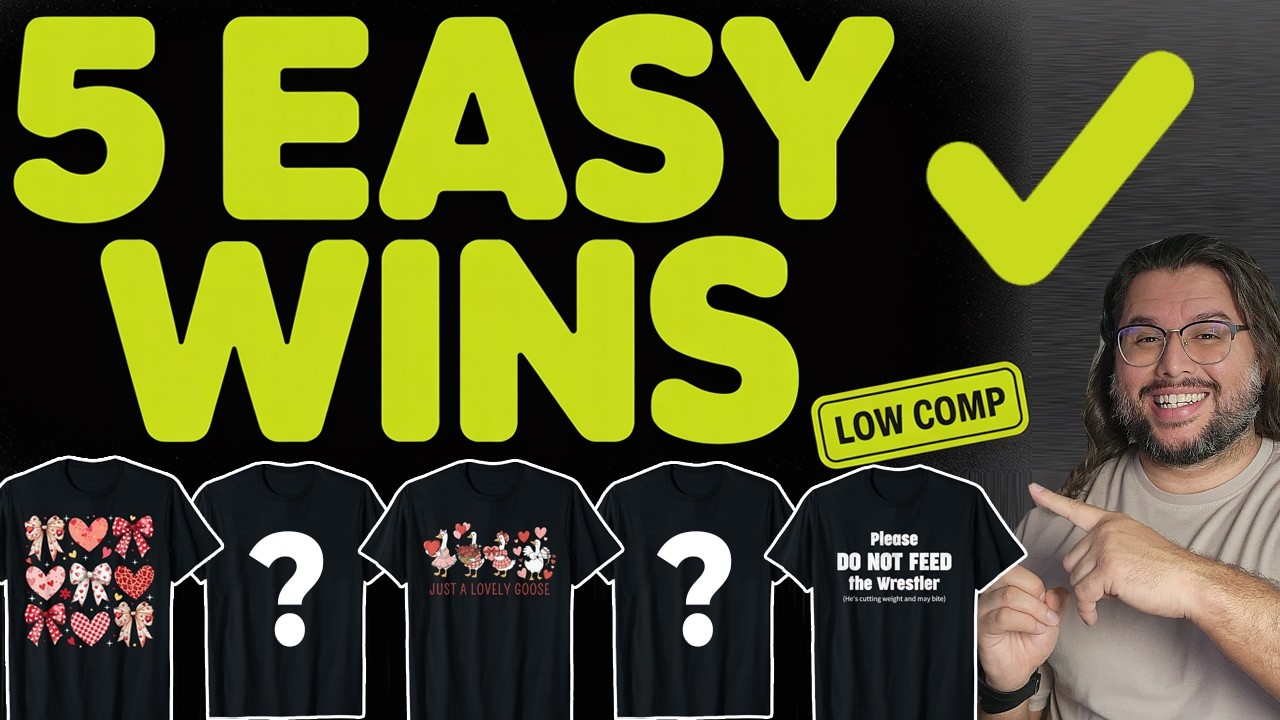 5 Easy Wins: Evergreen T-Shirt Niches You Can Upload Today (Low Comp ...