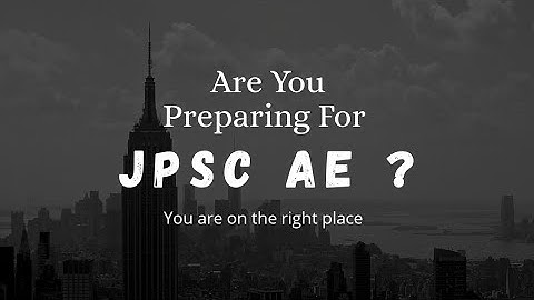JPSC AE MAINS