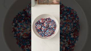 🇺🇸⭐️🍪 #shorts #4thofjuly #cookies #easydessert #aesthetic #fourthofjuly #dessert #asmr #summer