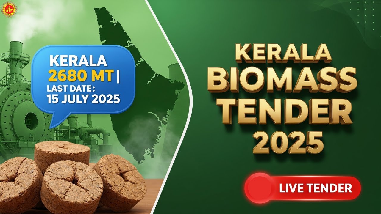 Kerala Biomass Tender 2025: Don't Miss This 2680 MT Capacity! 