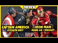 PREVIEW Hot Toys IRON MAN MARK 46 e CAPTAIN AMERICA Avengers Endgame