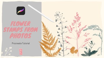 Procreate Tutorial - Create Flower Stamps from Photos (and learn about layer masks along the way)