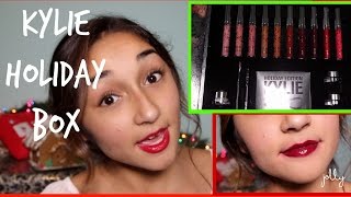 KYLIE HOLIDAY BOX COLLECTION: Review and Swatches!