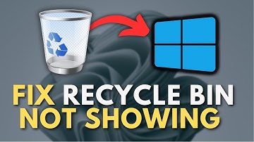 Recycle Bin Not Showing on Desktop Windows 11