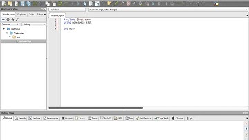 How to write and run a C++ program in Codelite