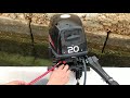 Hidea 20 hp Unboxing and Testing outboard HIDEA 20HP 2 stroke