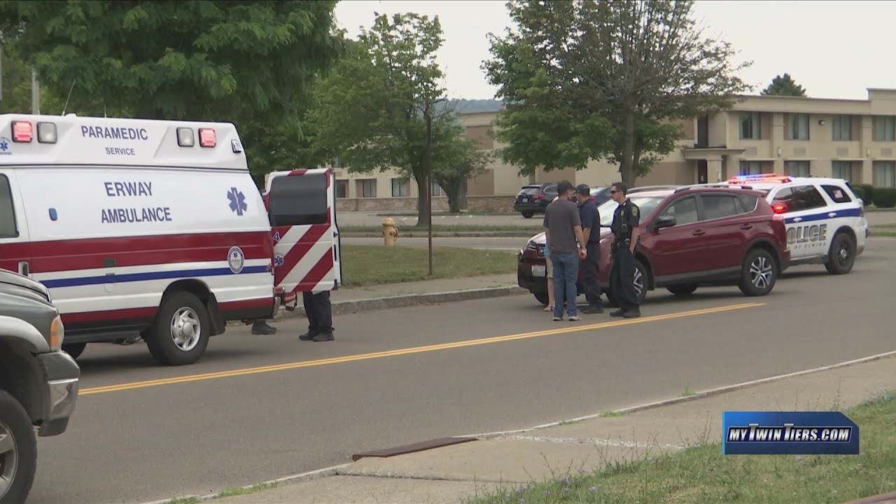 One person injured after being hit by car in Elmira - YouTube