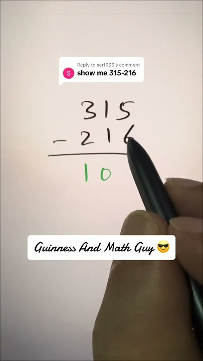 Subtraction Shortcut Trick