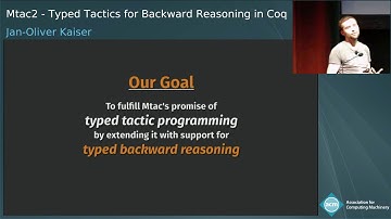Mtac2 - Typed Tactics for Backward Reasoning in Coq