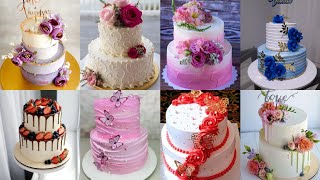 Two  Tiear Cake 🎂 collection 2023 || Birthday Cake Design || Girl Birthday Cake screenshot 5