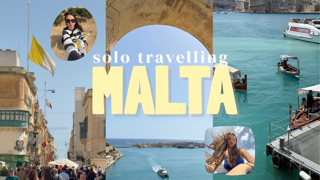 solo travelling MALTA 🔆🐚 | exploring the world alone at 19: episode 1