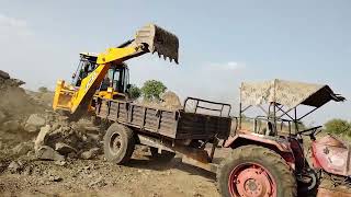 3dx jcb video machine loading stone and soil|jcb|3dx jcb video