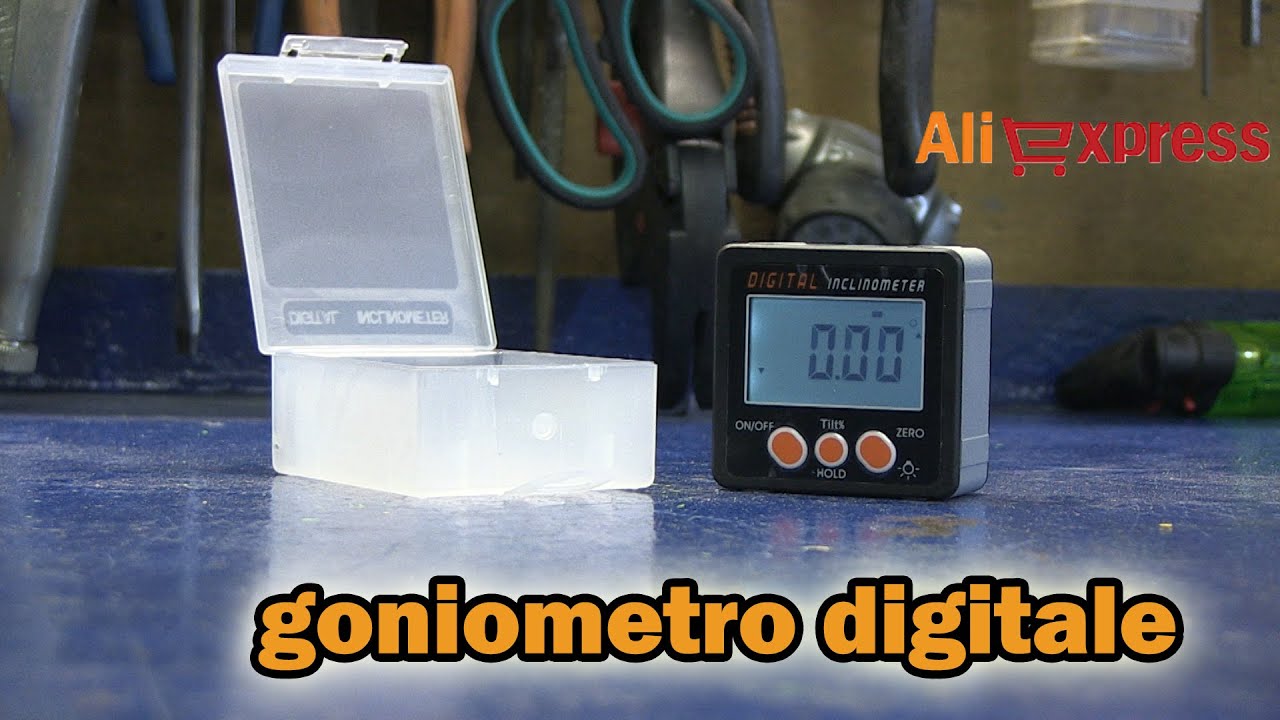 Inclinometro Digitale Risepro - Goniometro, Livello, Misuratore Angoli 0-360°, Magnetica, Retroilluminazione, Base A V - Foto 3